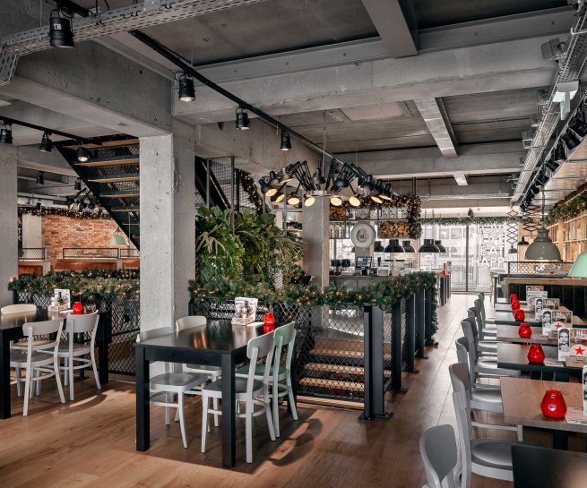 restaurant met zitplaatsen