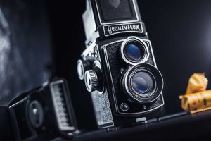 Beautyflex camera met twee lenzen